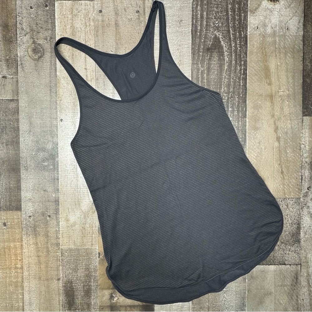 lululemon athletica Black Racerback Tank Top